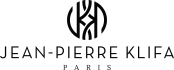 a black logo with white text